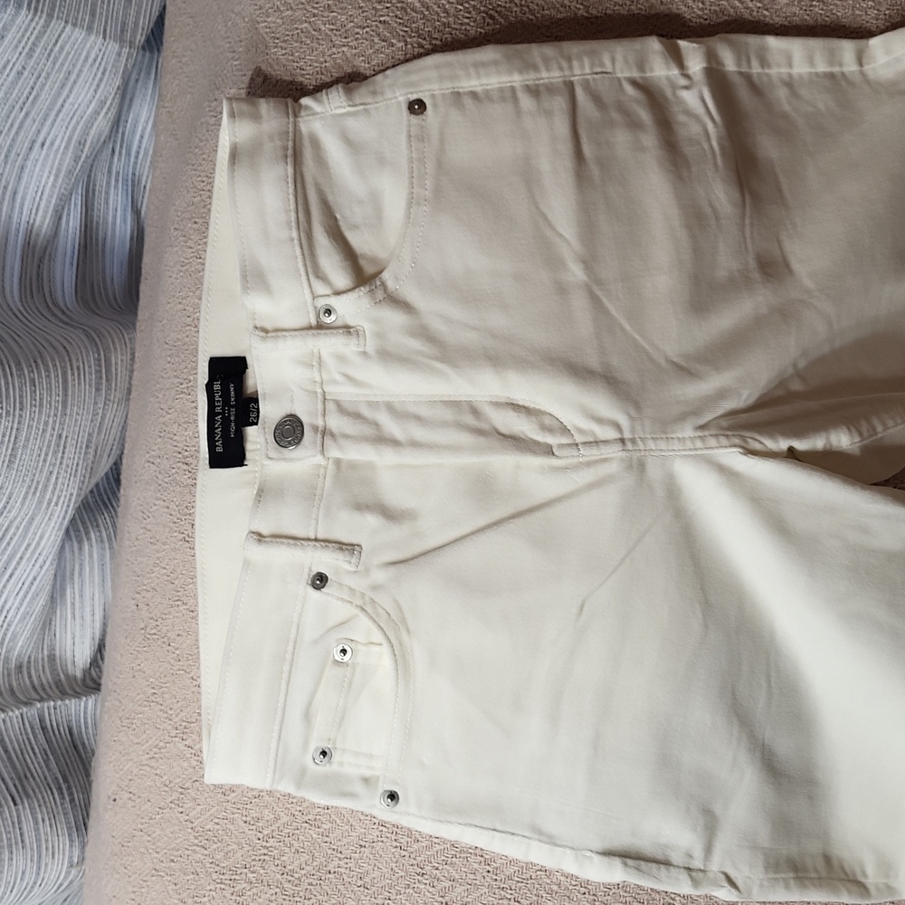 Banana Republic Fine Corduroy High Rise Skinny Pants, Size 2 - Picture 2 of 3